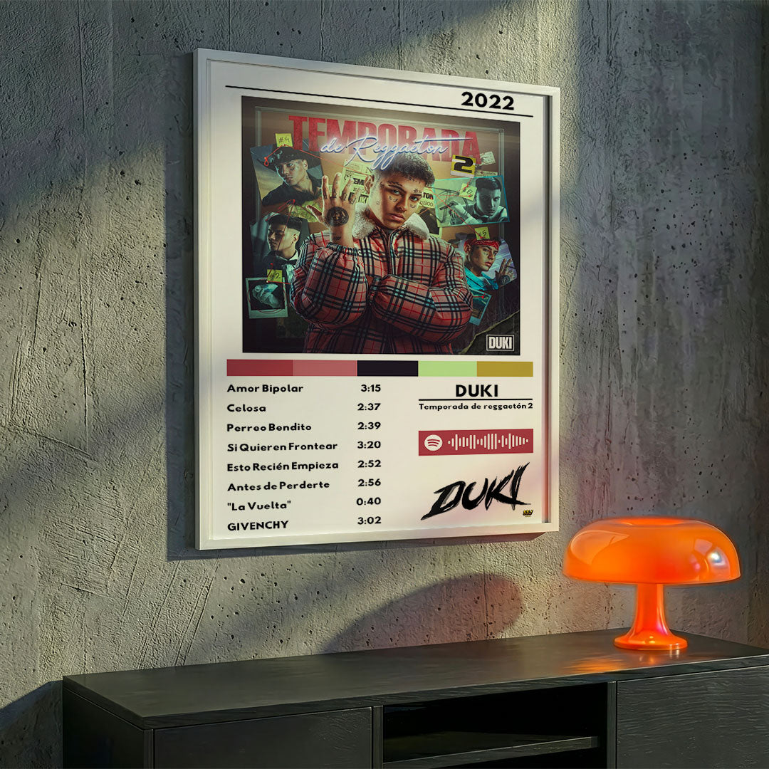 Cuadro Duki - Temporada de reggaetón 2