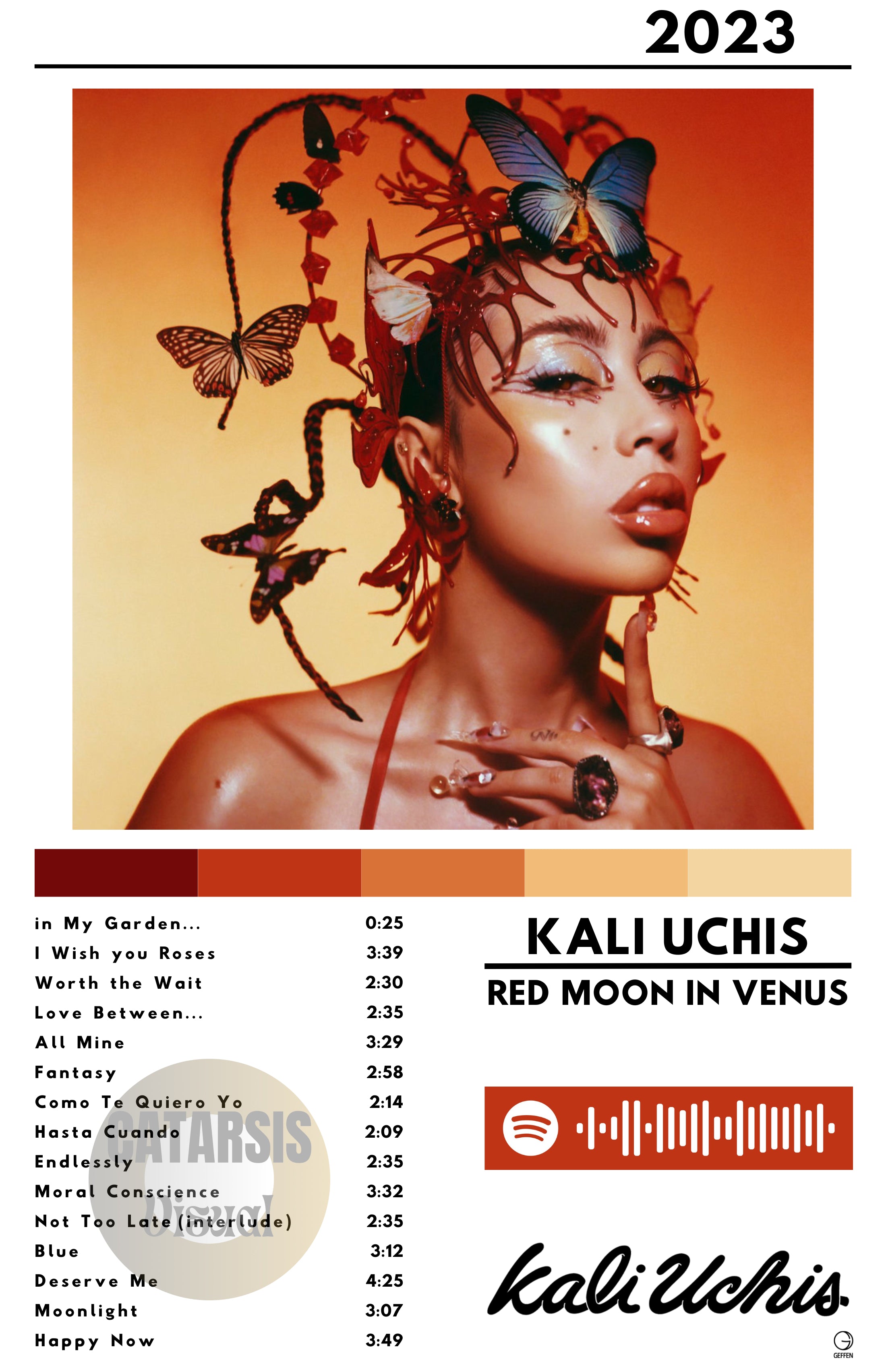 Cuadro Kali Uchis - Red Moon in Venus