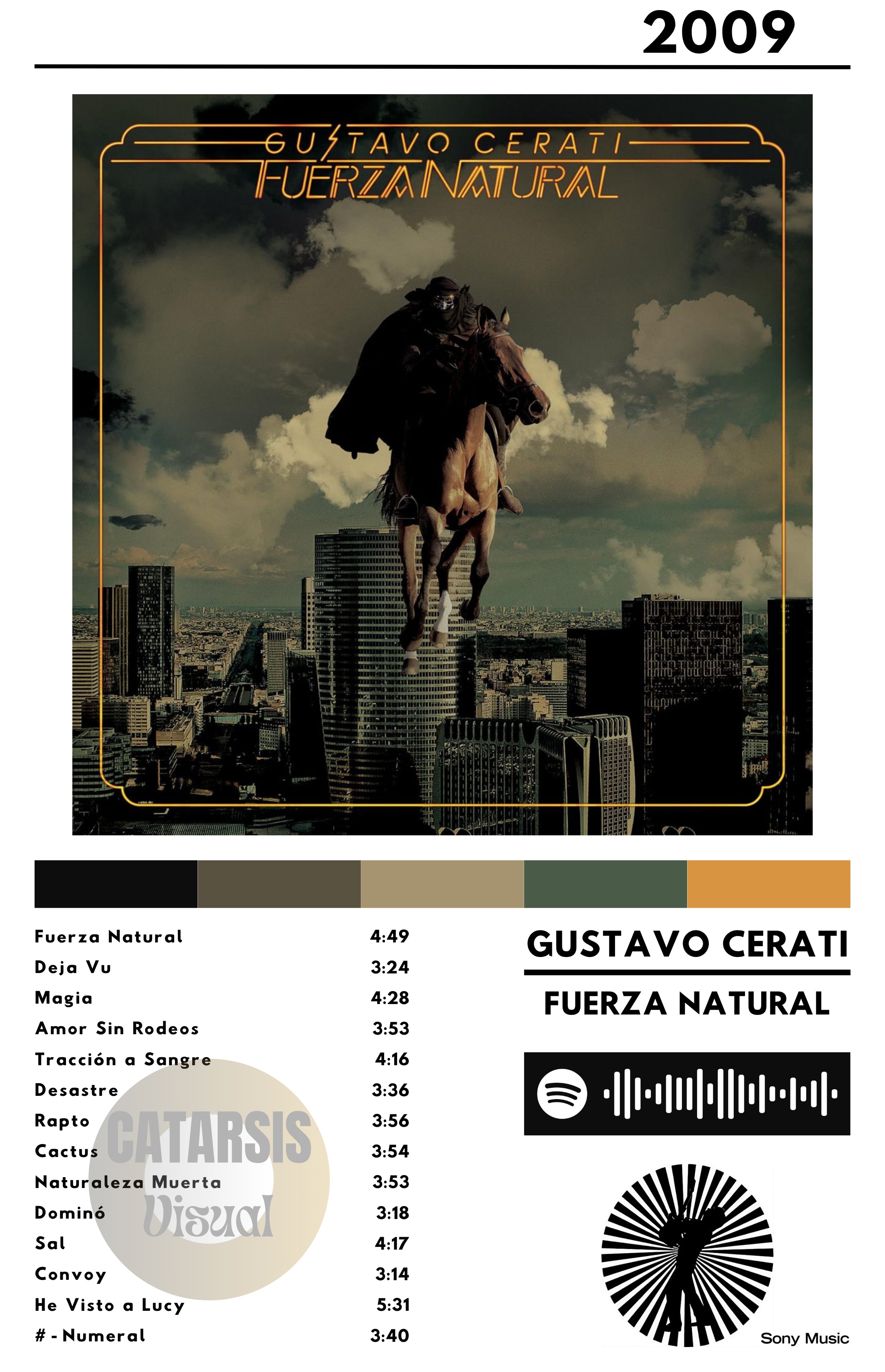 Cuadro Gustavo Cerati - Fuerza Natural