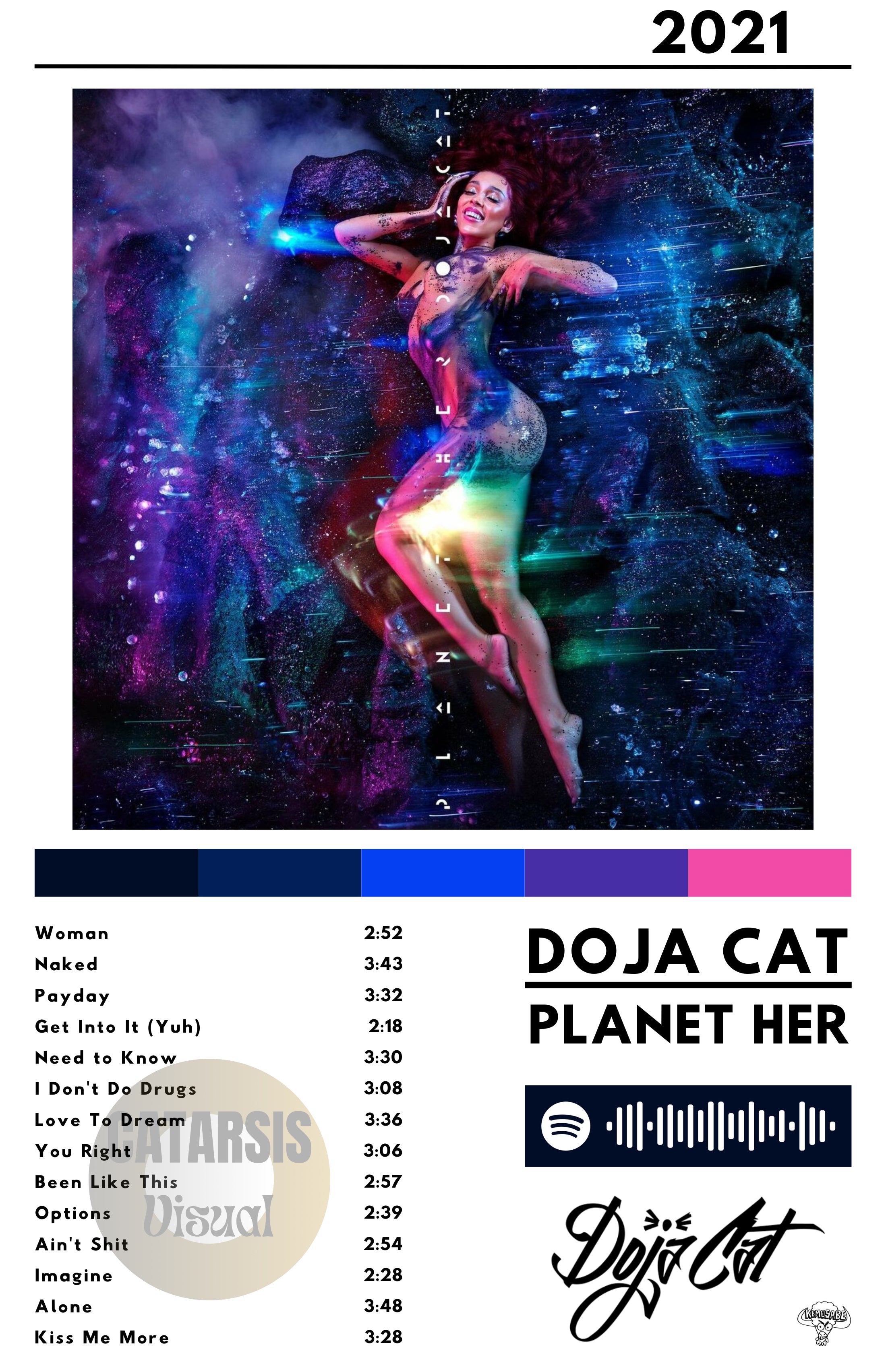 Cuadro Doja Cat - Planet Her
