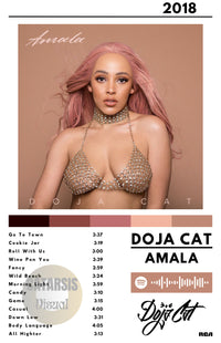 Cuadro Doja Cat - Amala - Catarsis Visual