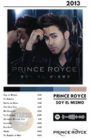 Cuadro Prince Royce - Soy el Mismo