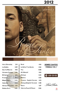 Cuadro Romeo Santos - Fórmula Vol. 1