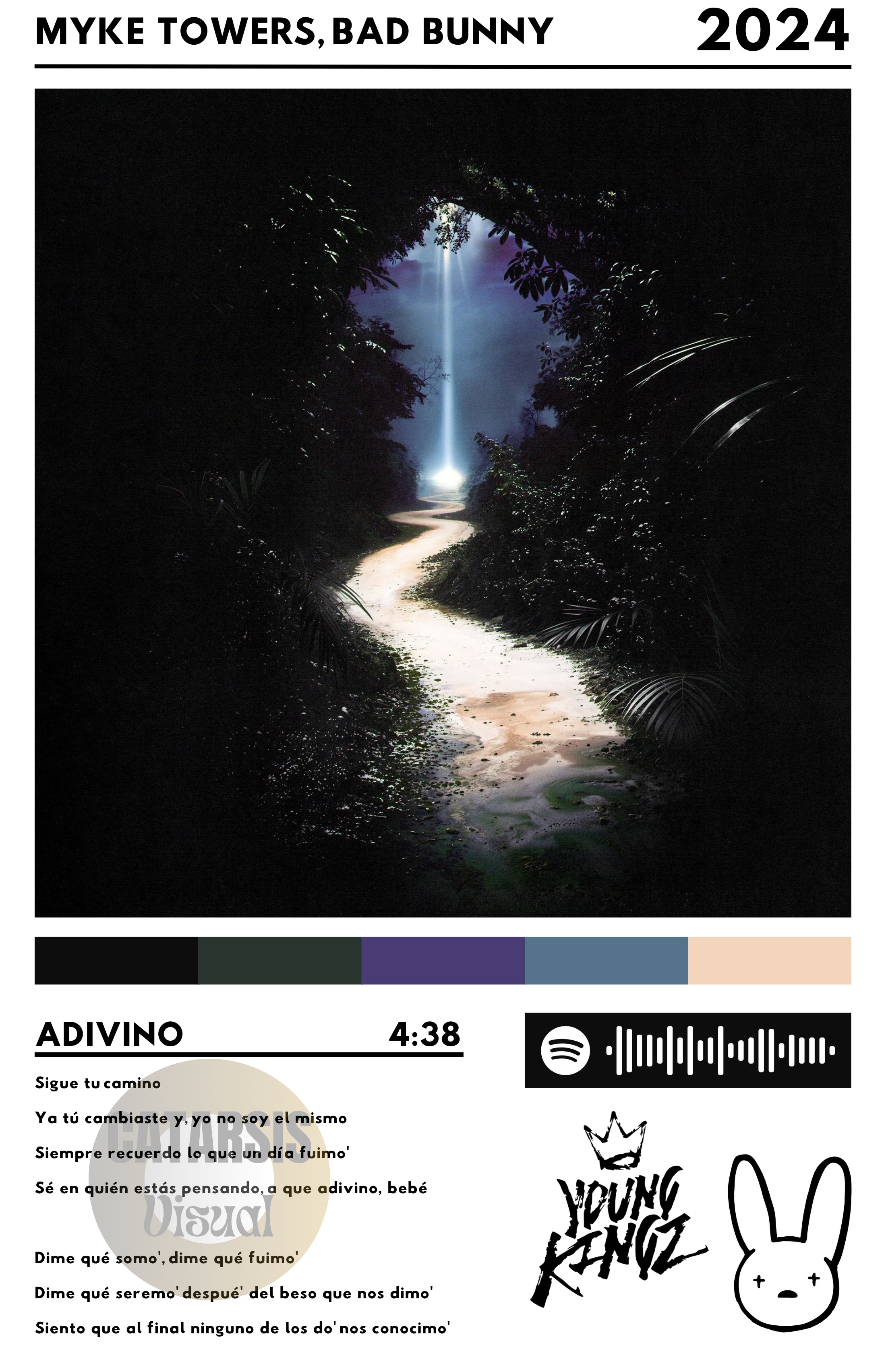 Cuadro Myke Towers - Adivino