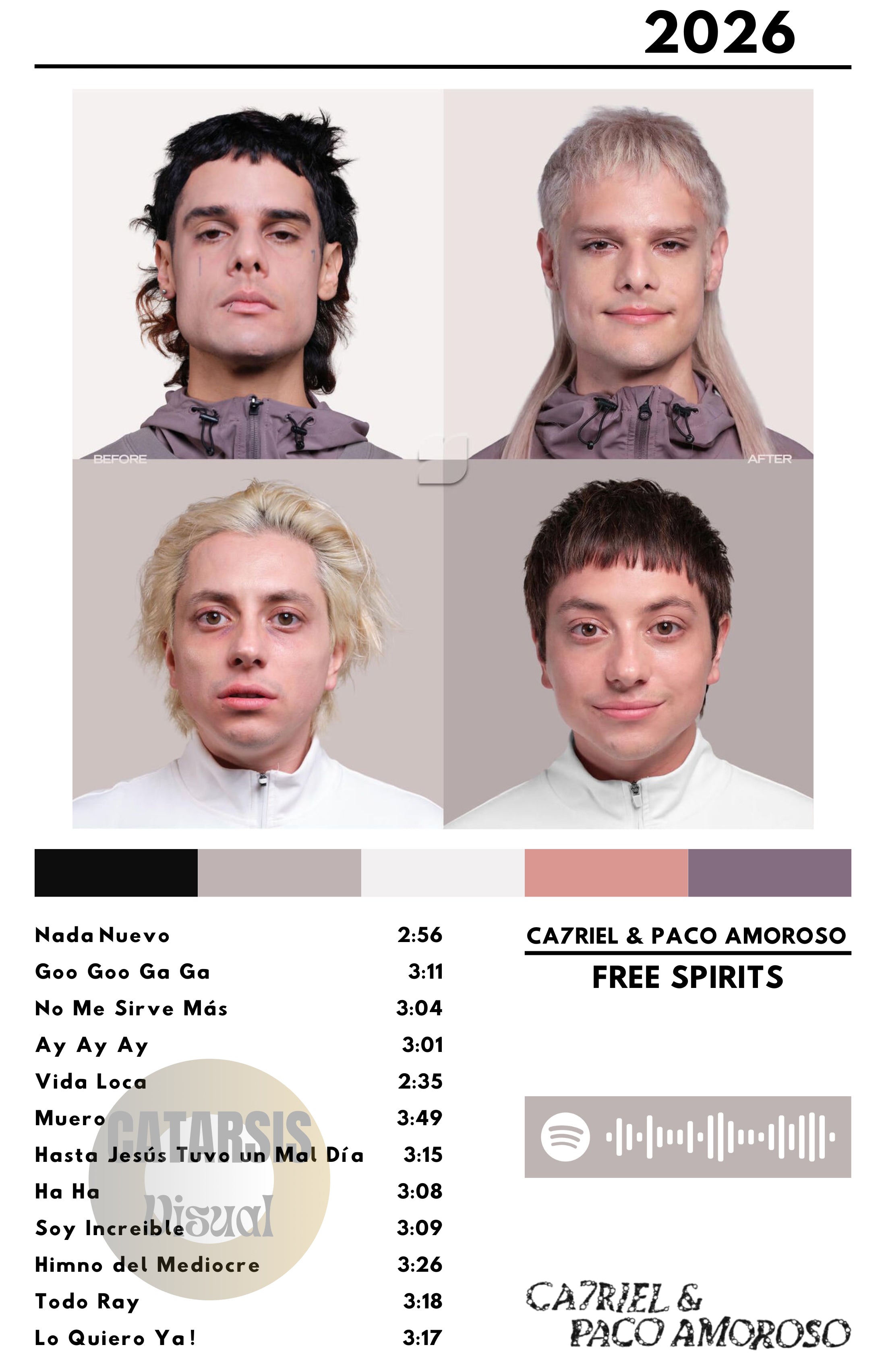 Cuadro CA7RIEL & Paco Amoroso - Free Spirits