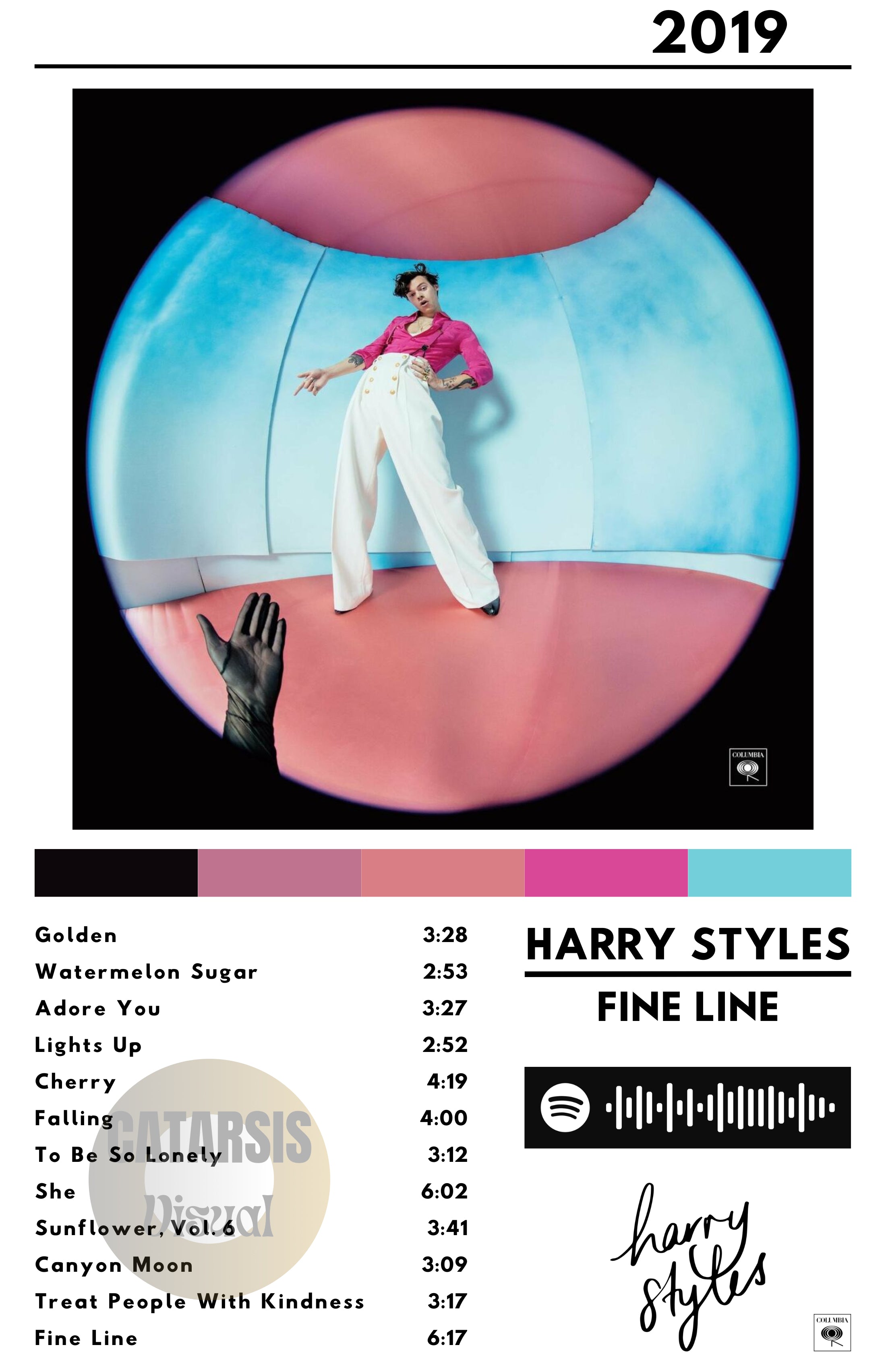 Cuadro Harry Styles - Fine Line