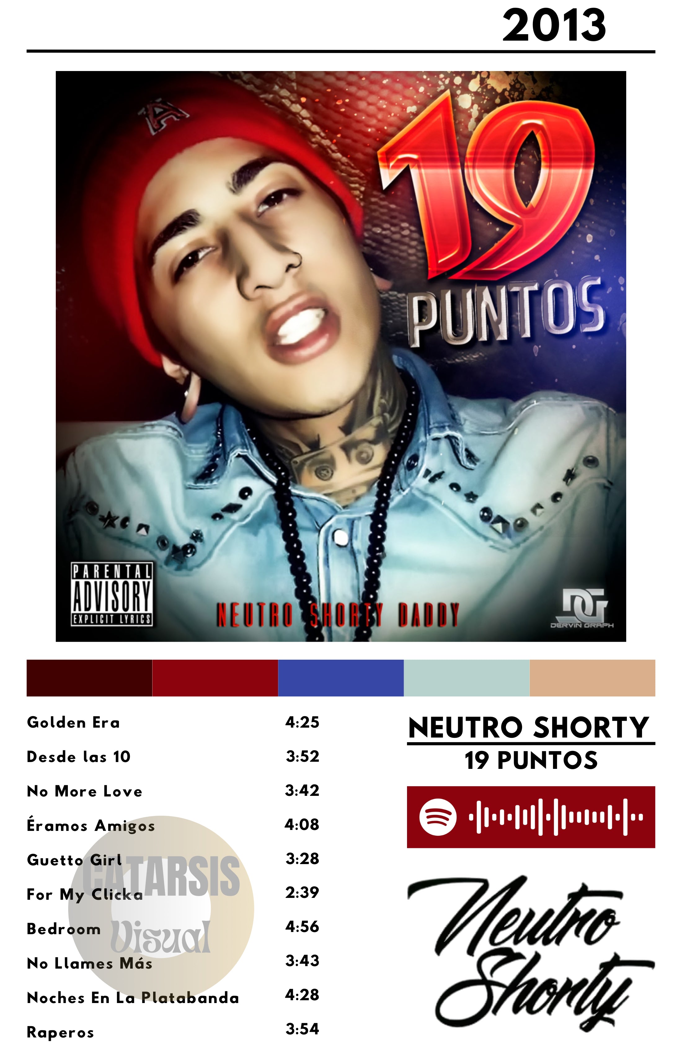 Cuadro Neutro Shorty - 19 Puntos