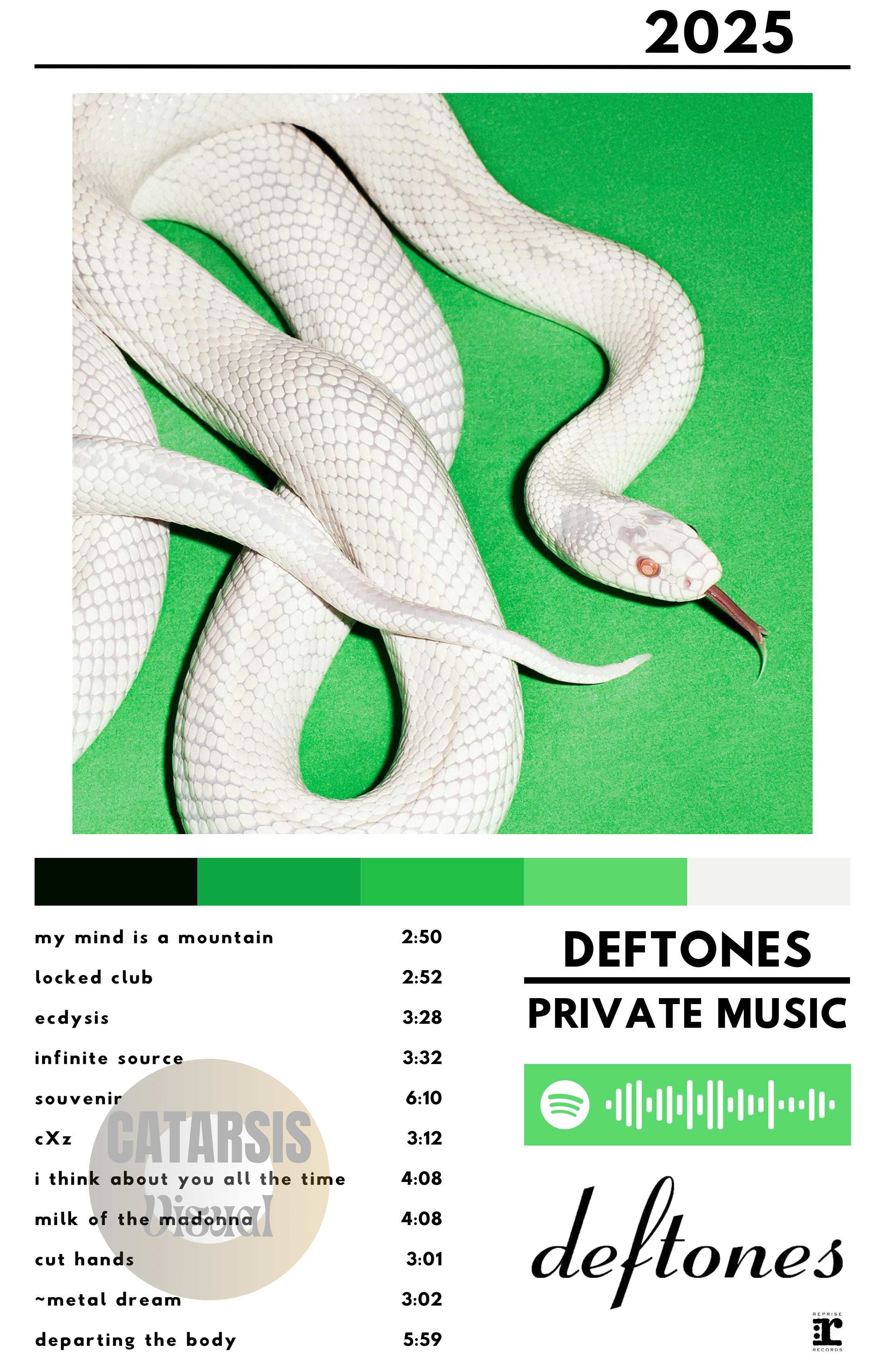 Cuadro Deftones - Private Music