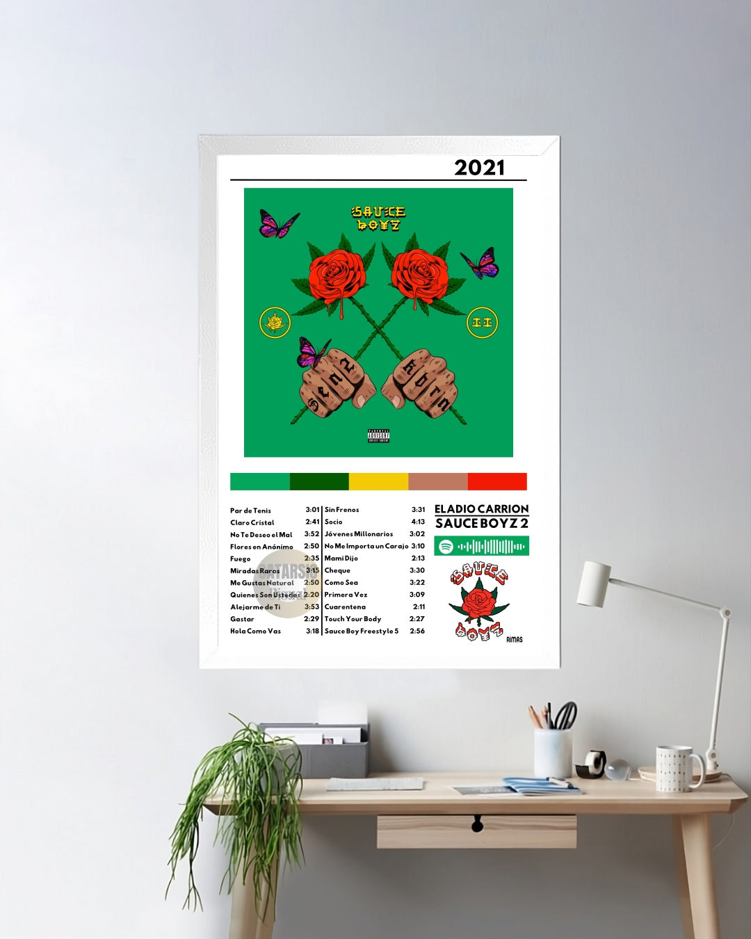 Cuadro Eladio Carrión - Sauce Boyz 2