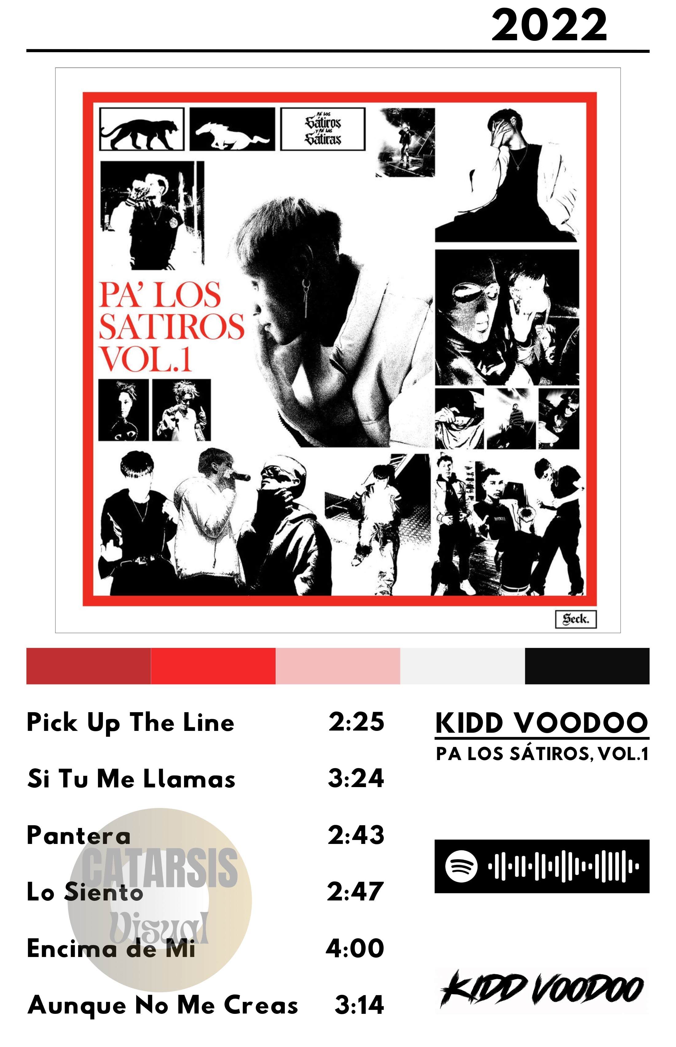Cuadro Kidd Voodoo  - Pa Los Satiros, Vol. 1