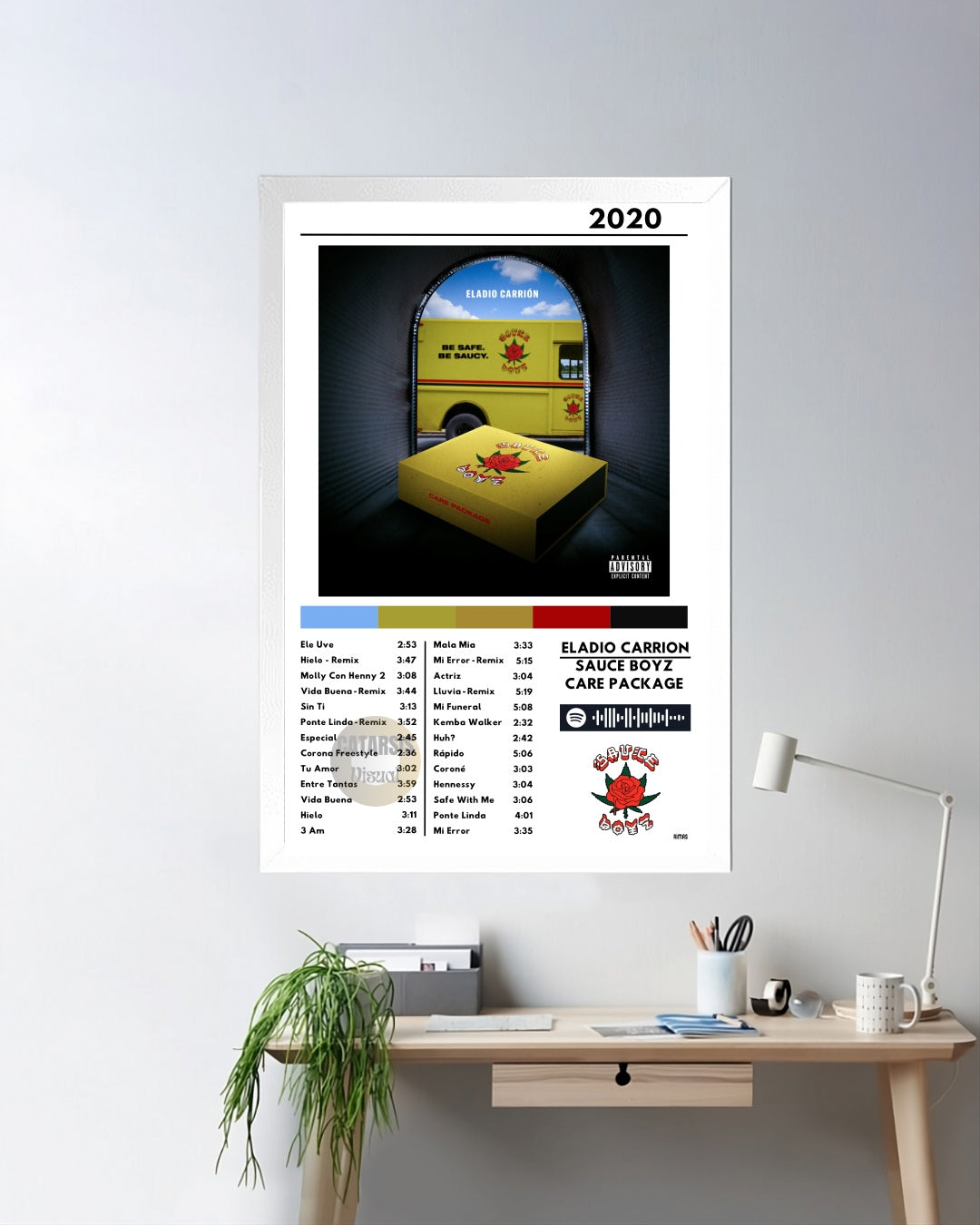 Cuadro Eladio Carrión - Sauce Boyz Care Package