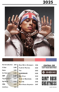 Cuadro Central Cee - Can't Rush Greatness