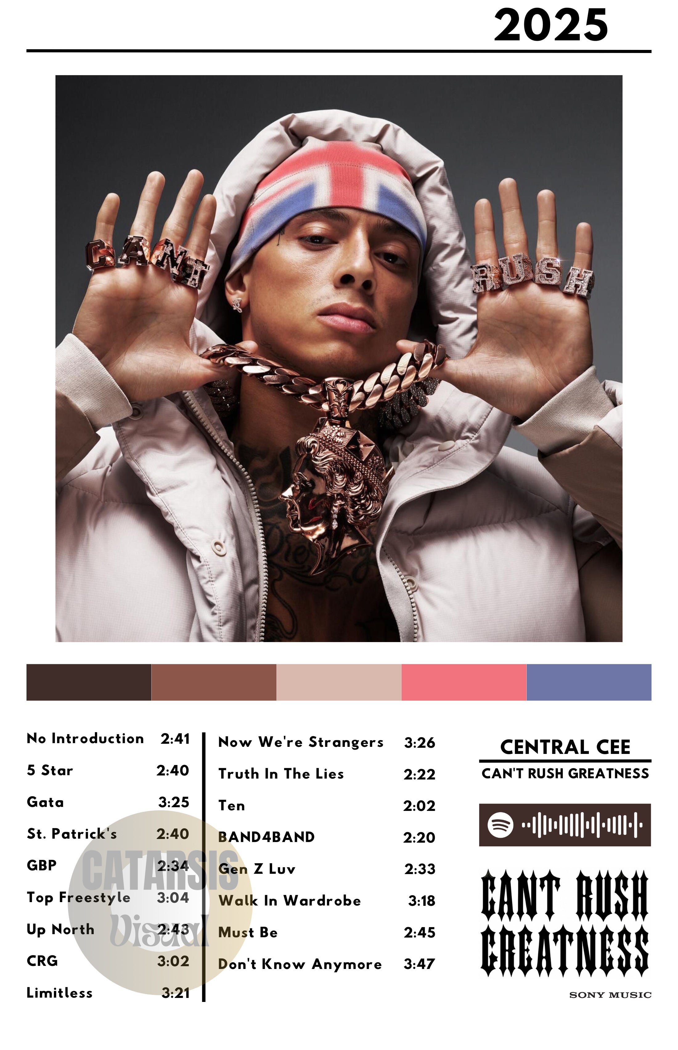 Cuadro Central Cee - Can't Rush Greatness