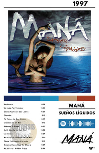 Cuadro Maná - Sueños Líquidos