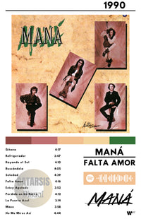 Cuadro Maná - Falta Amor