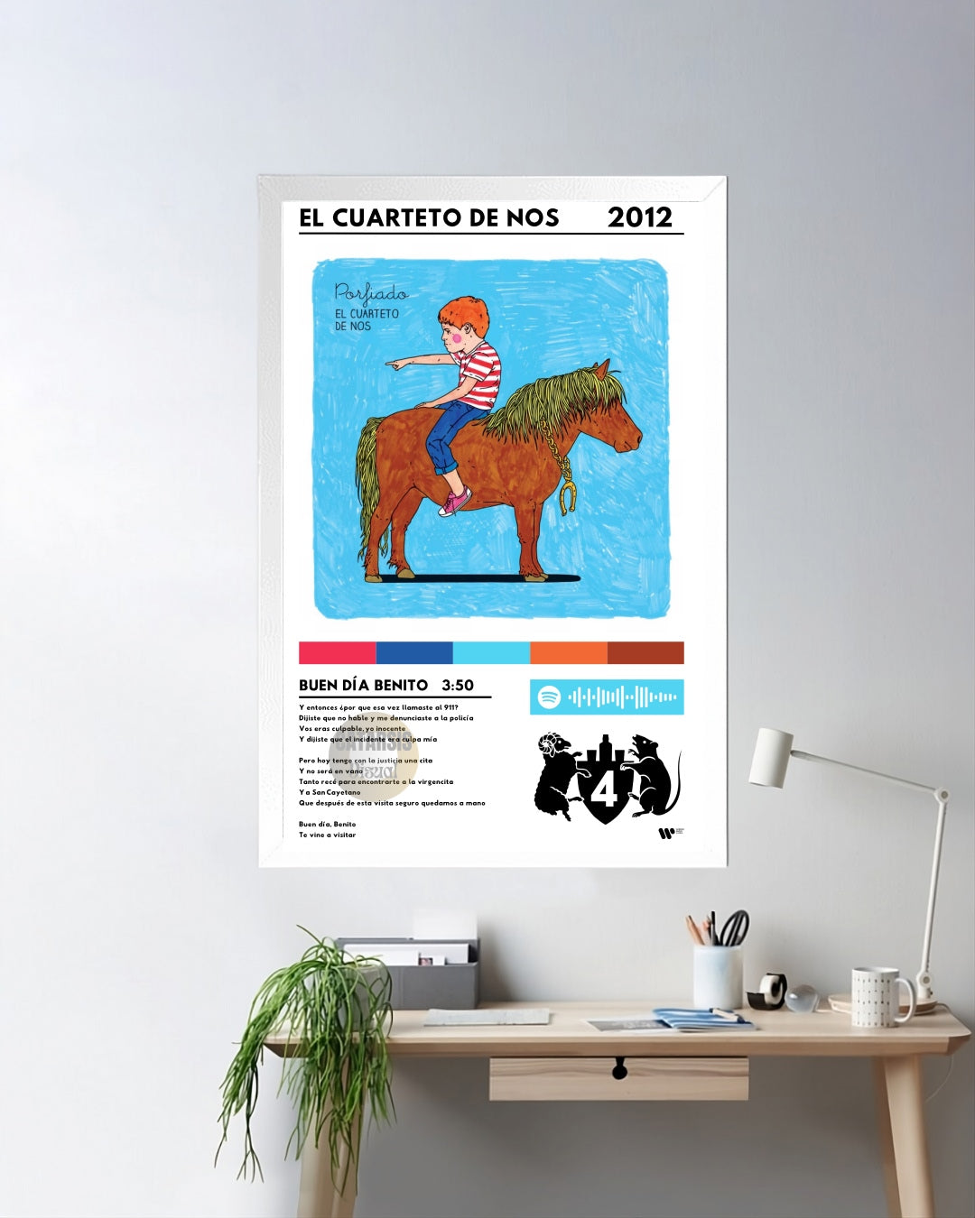 Cuadro El Cuarteto de Nos - Buen día Benito