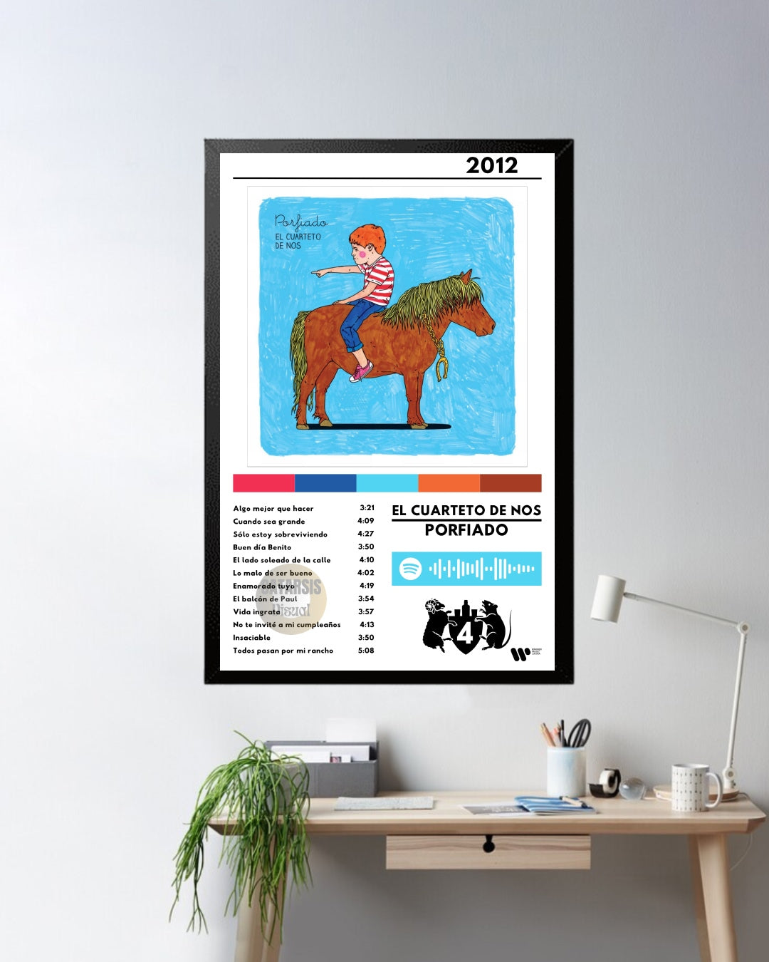 Cuadro El Cuarteto de Nos - Porfiado