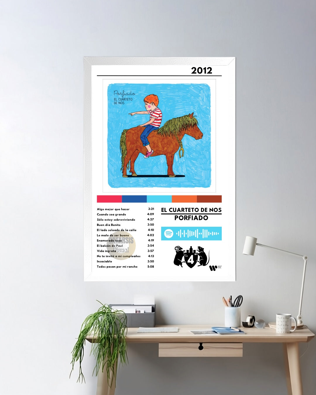 Cuadro El Cuarteto de Nos - Porfiado