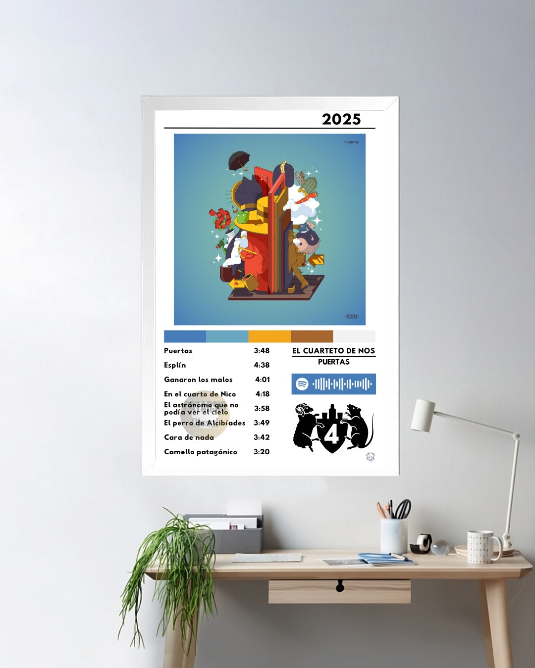 Cuadro El Cuarteto de Nos - Puertas