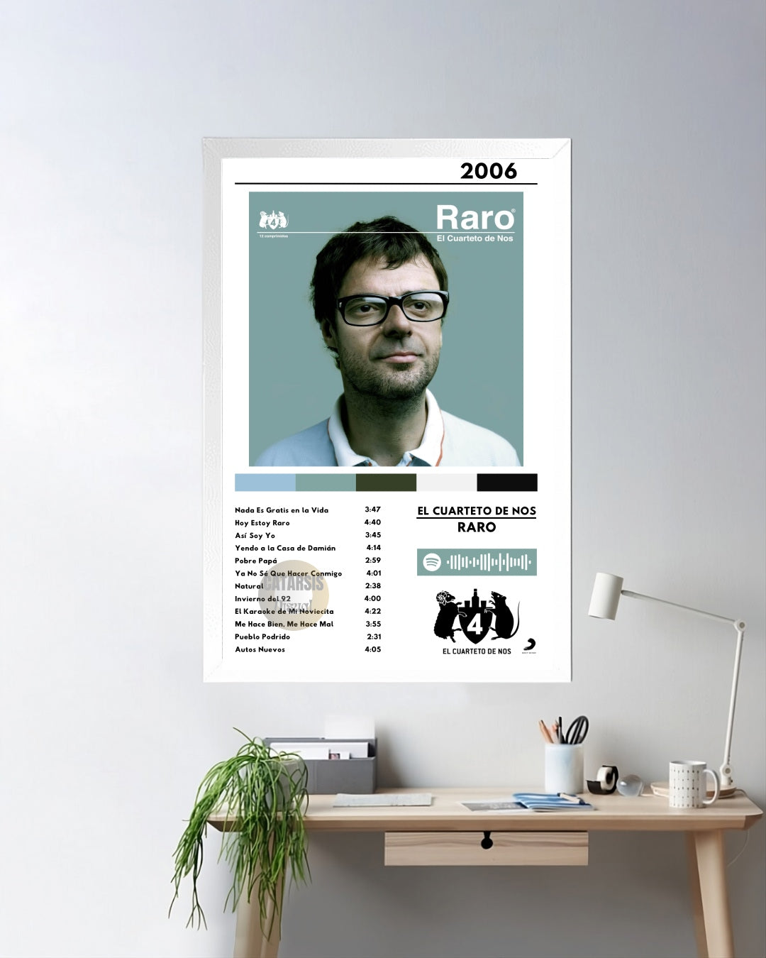 Cuadro El Cuarteto de Nos - Raro