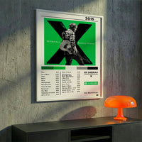 Cuadro Ed Sheeran - X