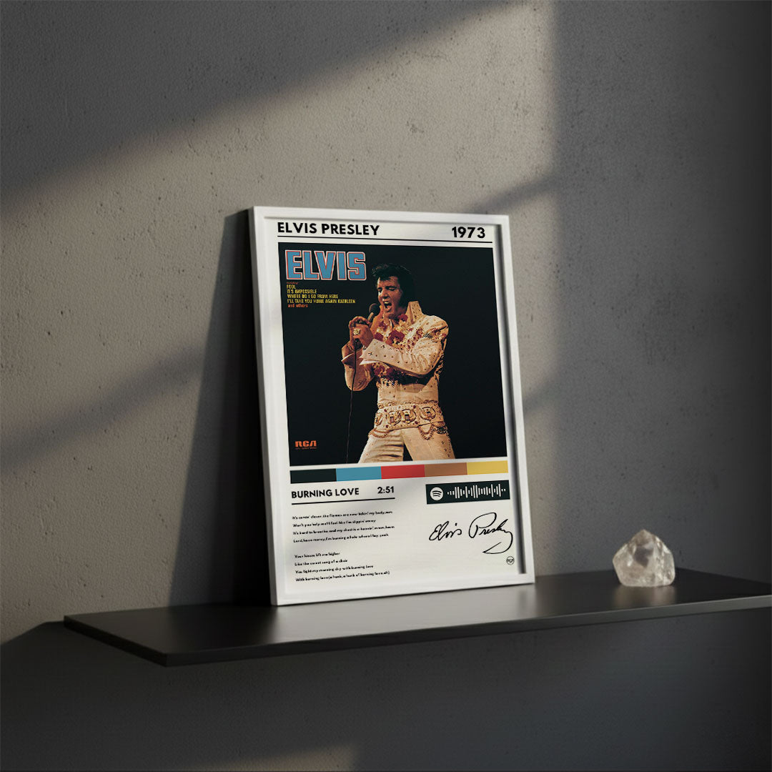 Cuadro Elvis Presley - Burning Love