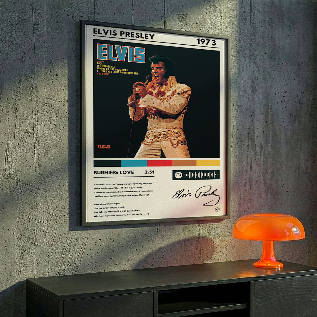 Cuadro Elvis Presley - Burning Love