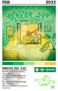 Cuadro Feid - Ferxxo 100