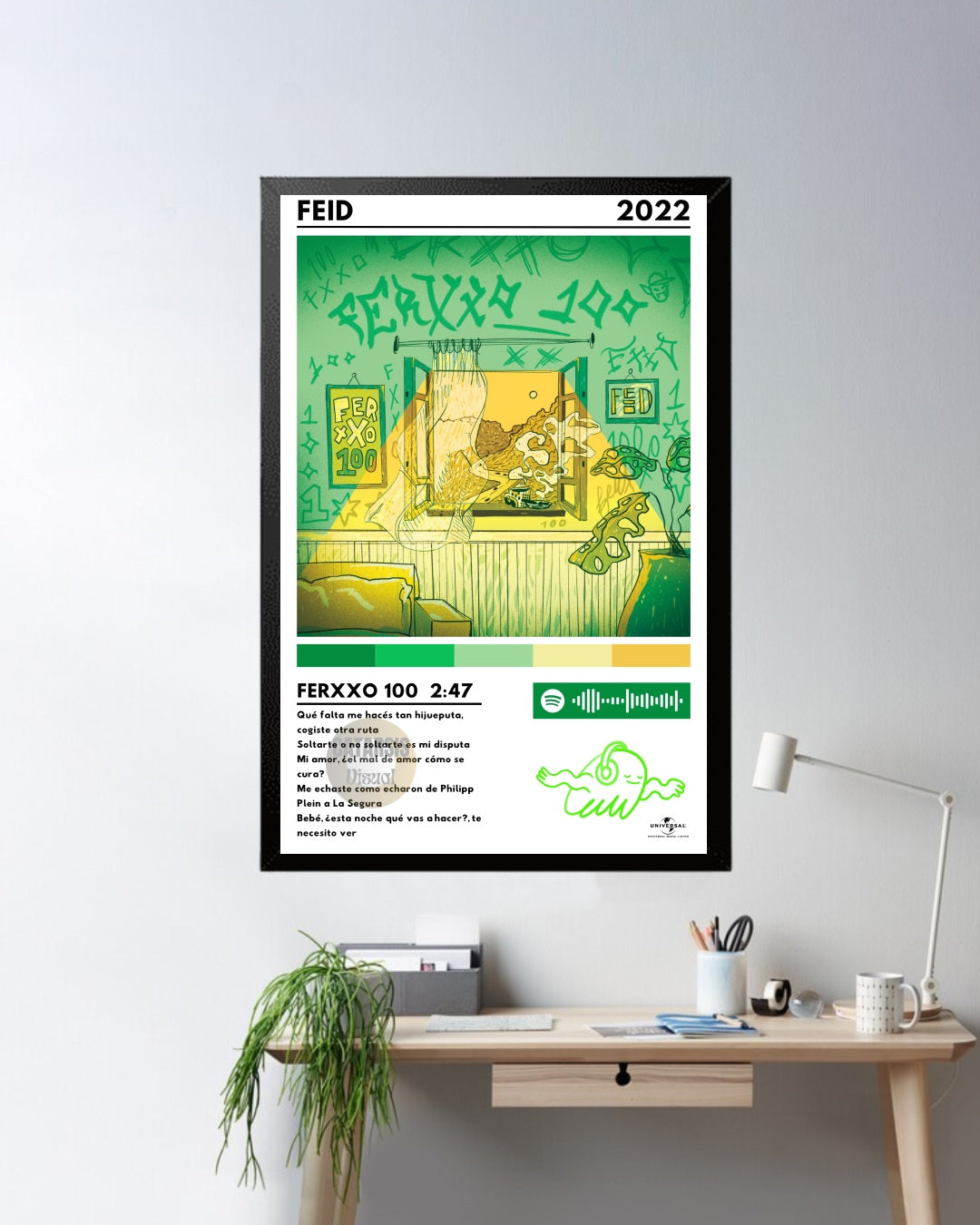 Cuadro Feid - Ferxxo 100