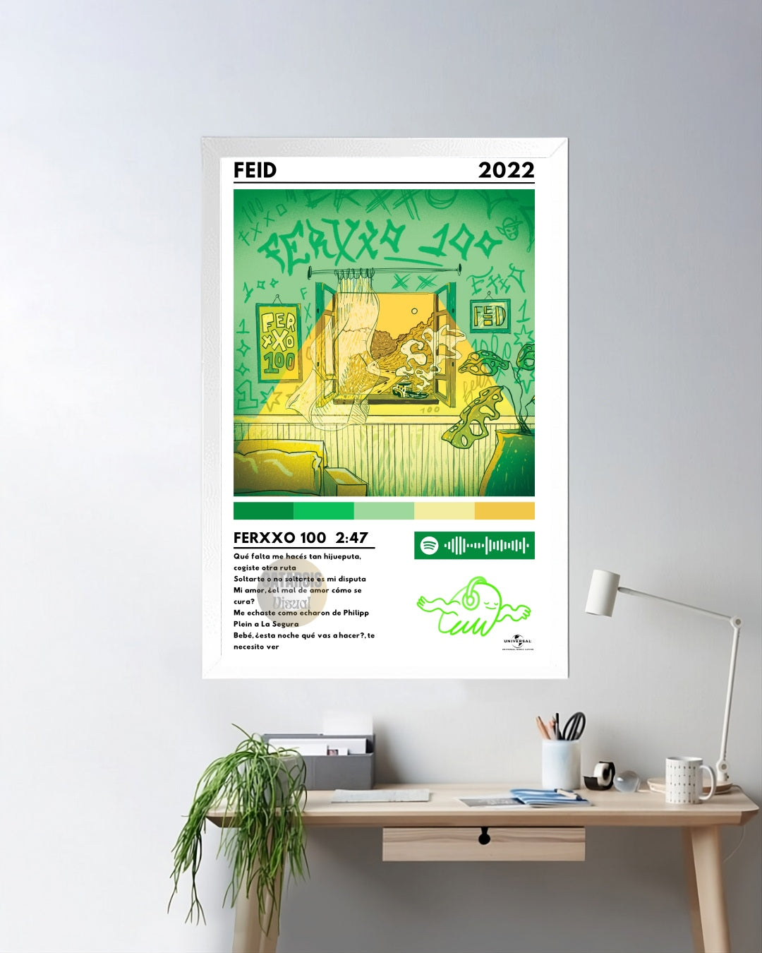 Cuadro Feid - Ferxxo 100