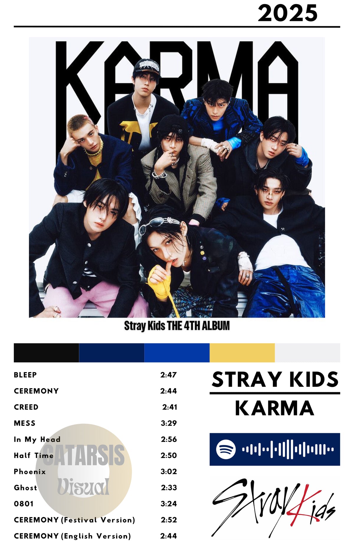 Cuadro Stray Kids - KARMA