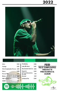 Cuadro Feid - FELIZ CUMPLEAÑOS FERXXO TE PIRATEAMOS EL ÁLBUM (Versión 3)