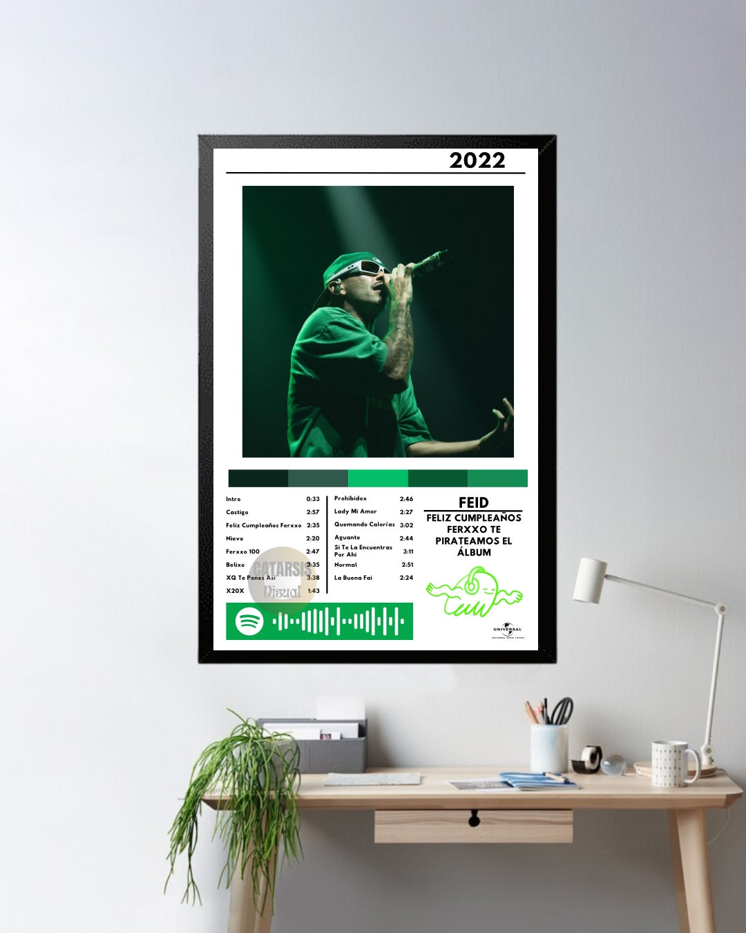 Cuadro Feid - FELIZ CUMPLEAÑOS FERXXO TE PIRATEAMOS EL ÁLBUM (Versión 3)