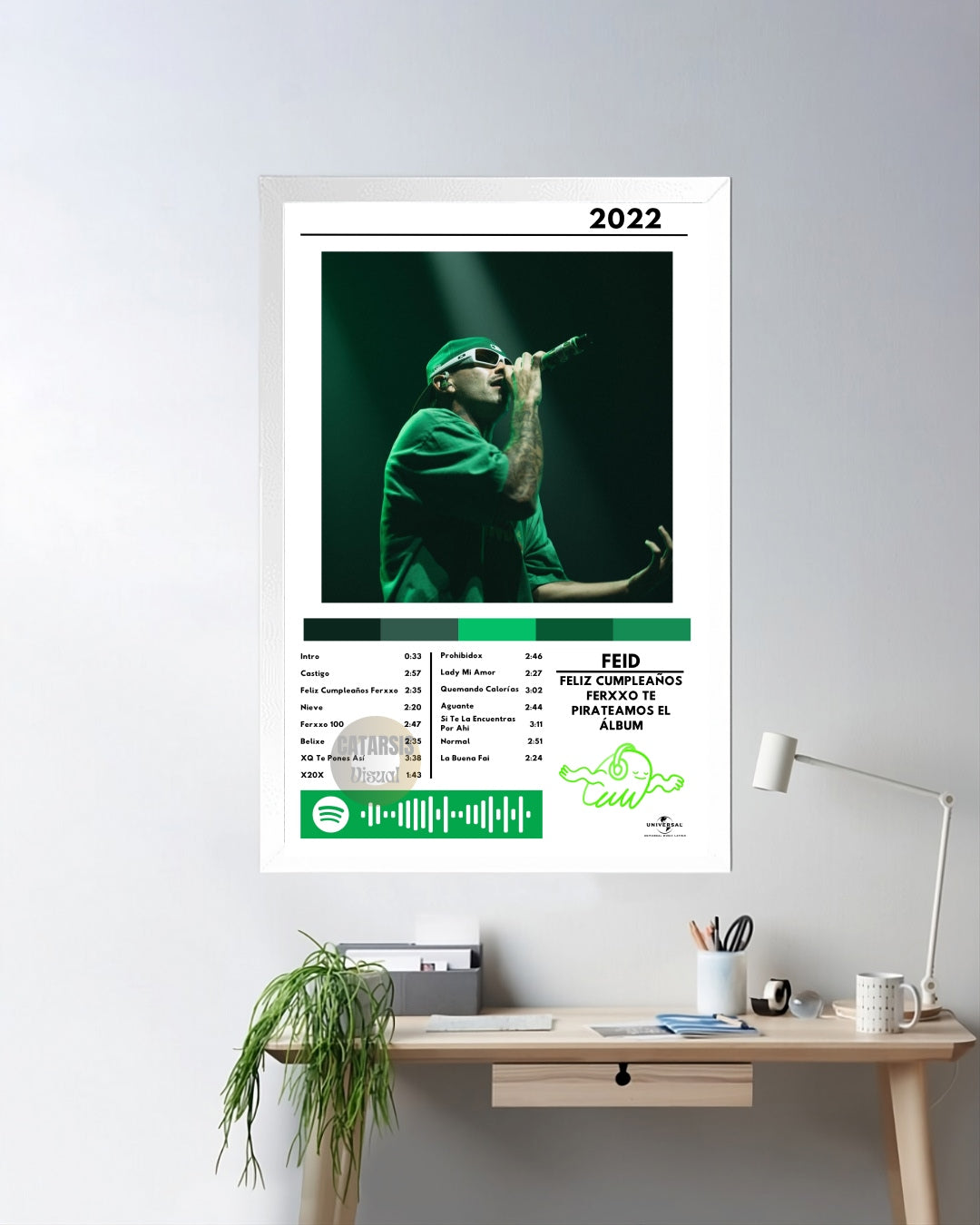 Cuadro Feid - FELIZ CUMPLEAÑOS FERXXO TE PIRATEAMOS EL ÁLBUM (Versión 3)