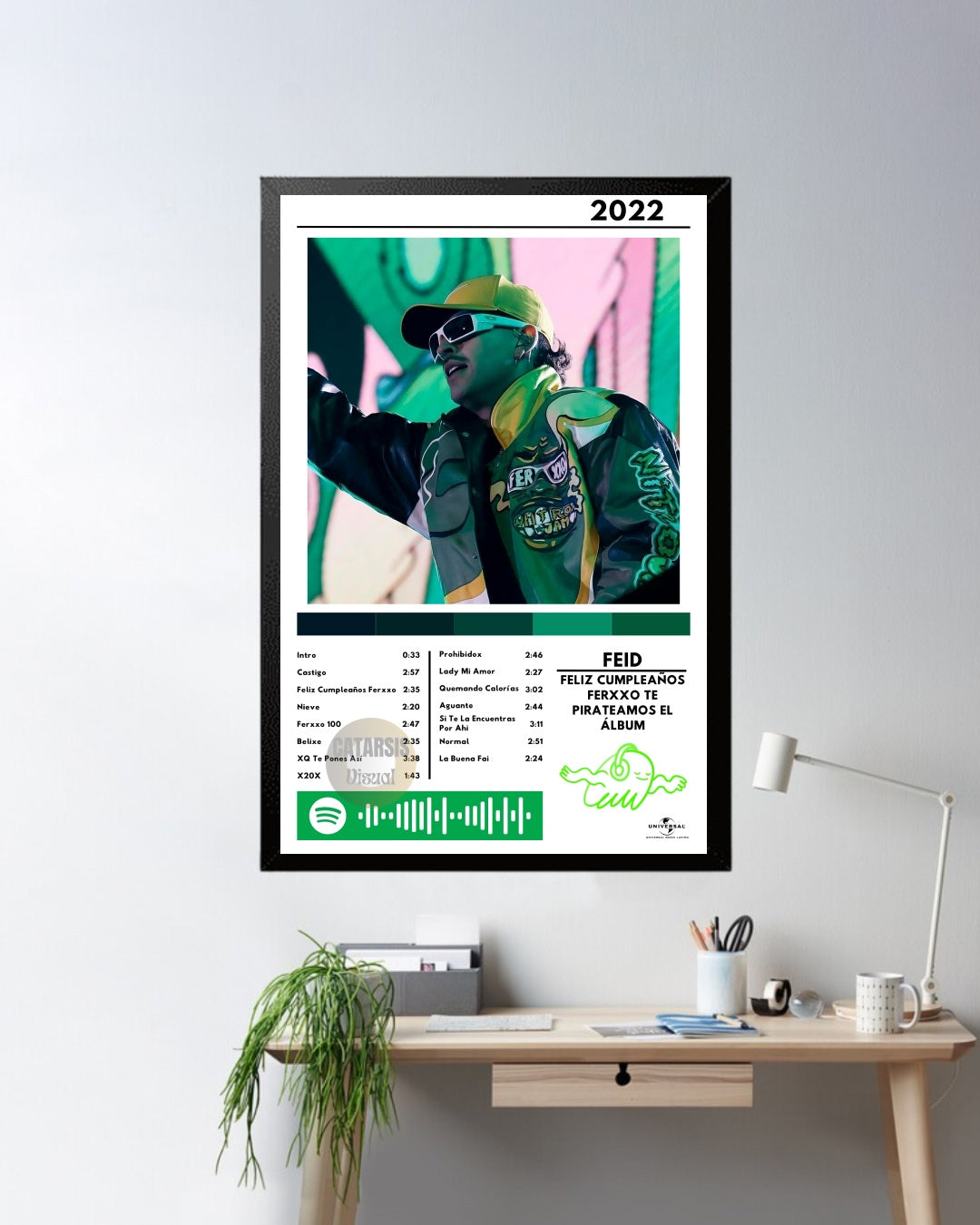 Cuadro Feid - FELIZ CUMPLEAÑOS FERXXO TE PIRATEAMOS EL ÁLBUM (Versión 2)
