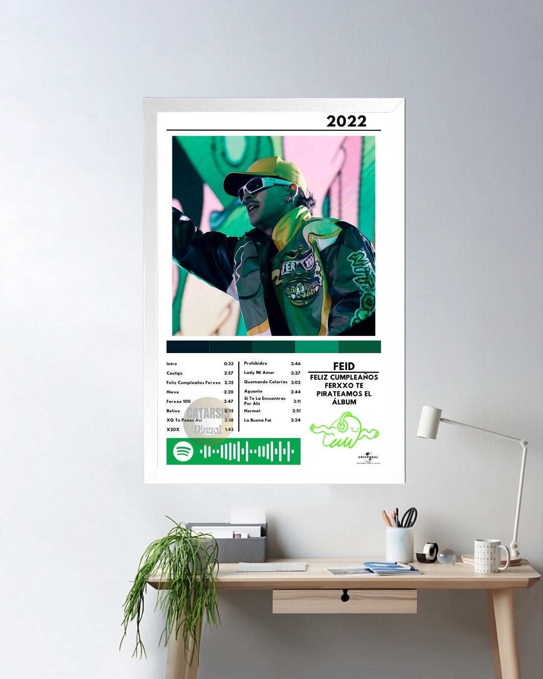 Cuadro Feid - FELIZ CUMPLEAÑOS FERXXO TE PIRATEAMOS EL ÁLBUM (Versión 2)