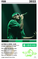 Cuadro Feid - Le Pido a DIOS