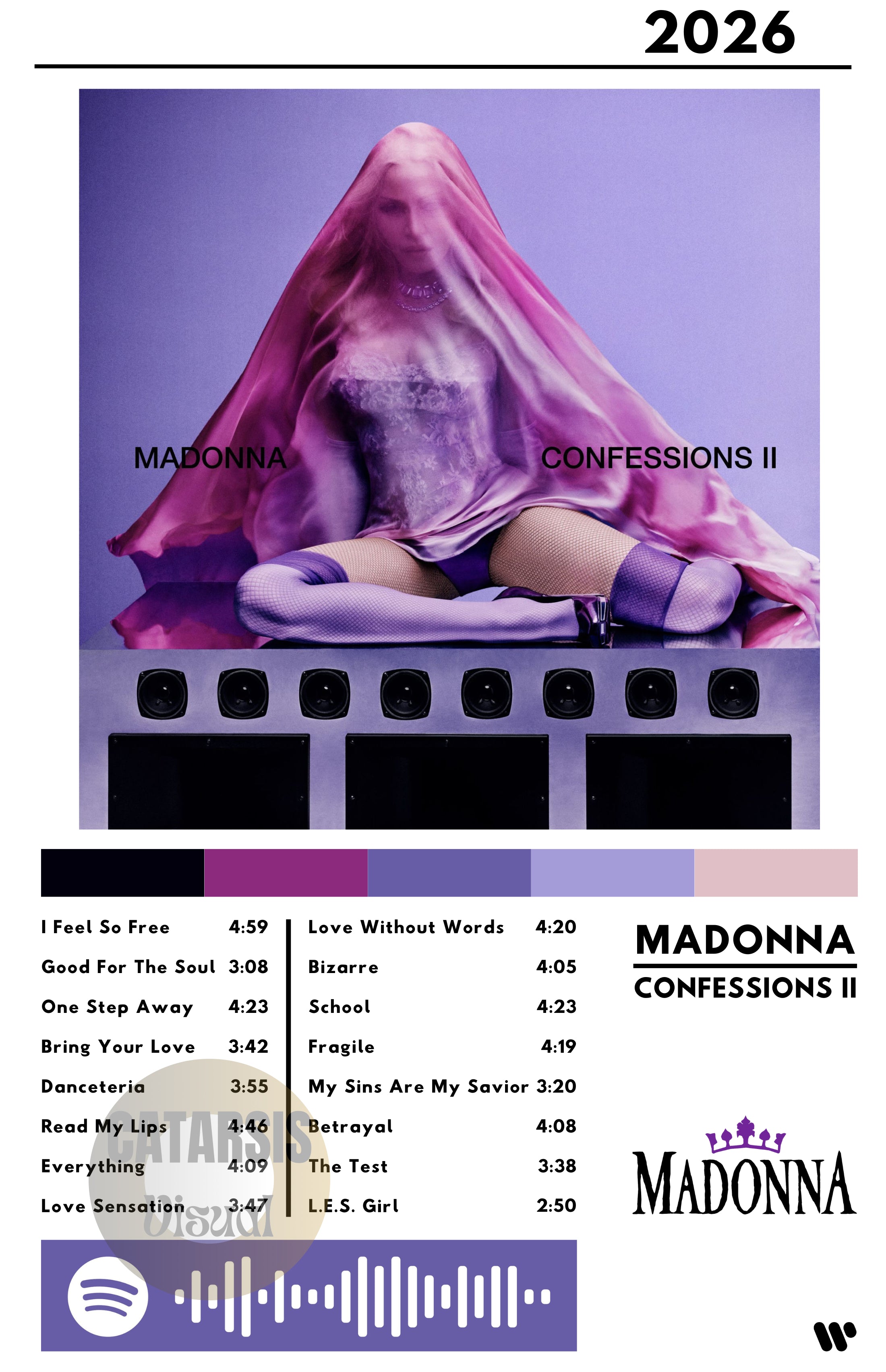 Cuadro Madonna - Confessions II