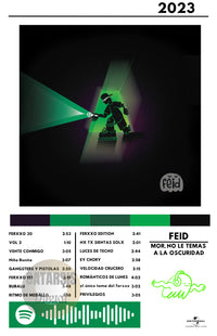 Cuadro Feid - MOR, No Le Temas a La Oscuridad