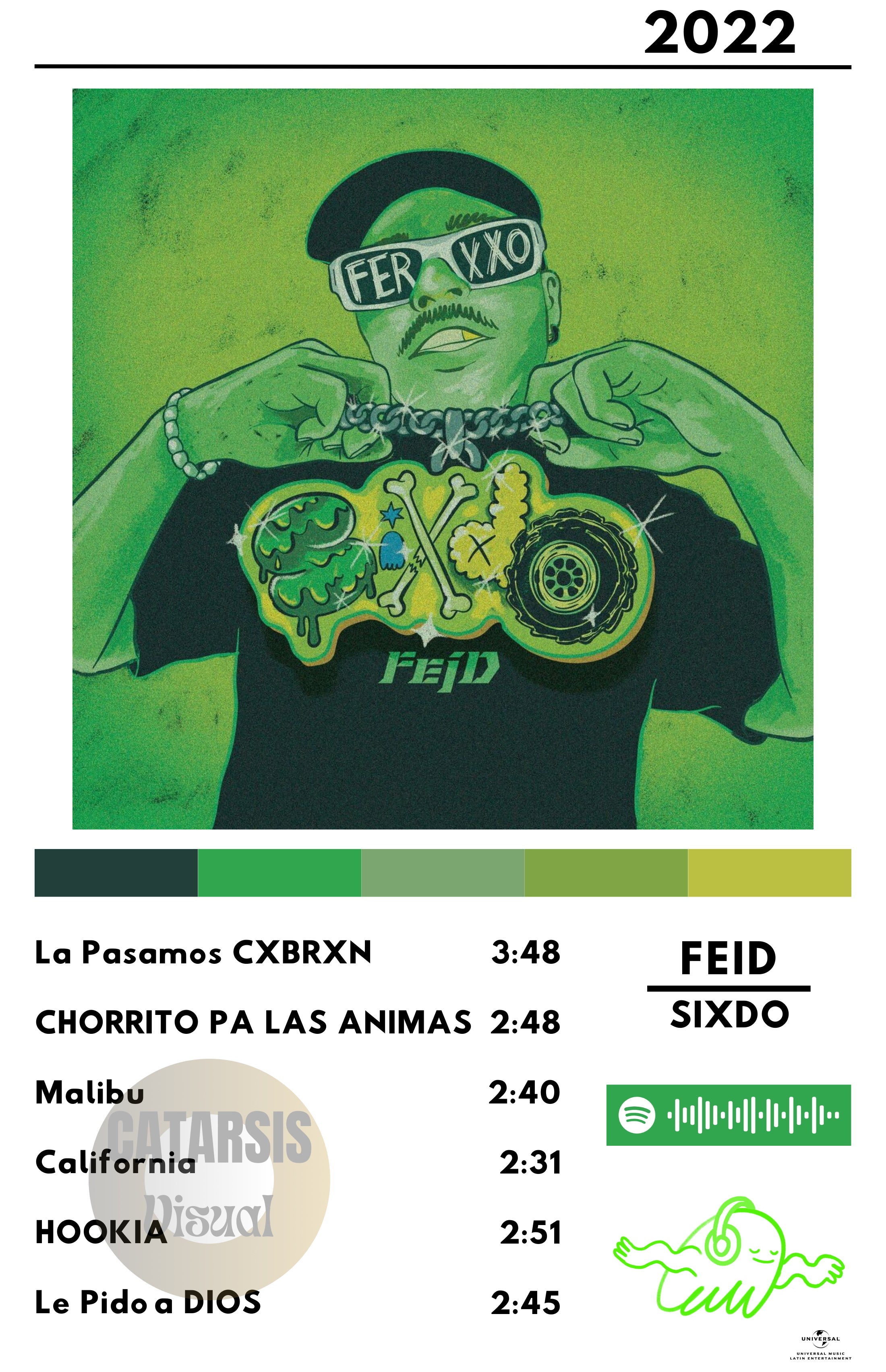 Cuadro Feid - SIXDO