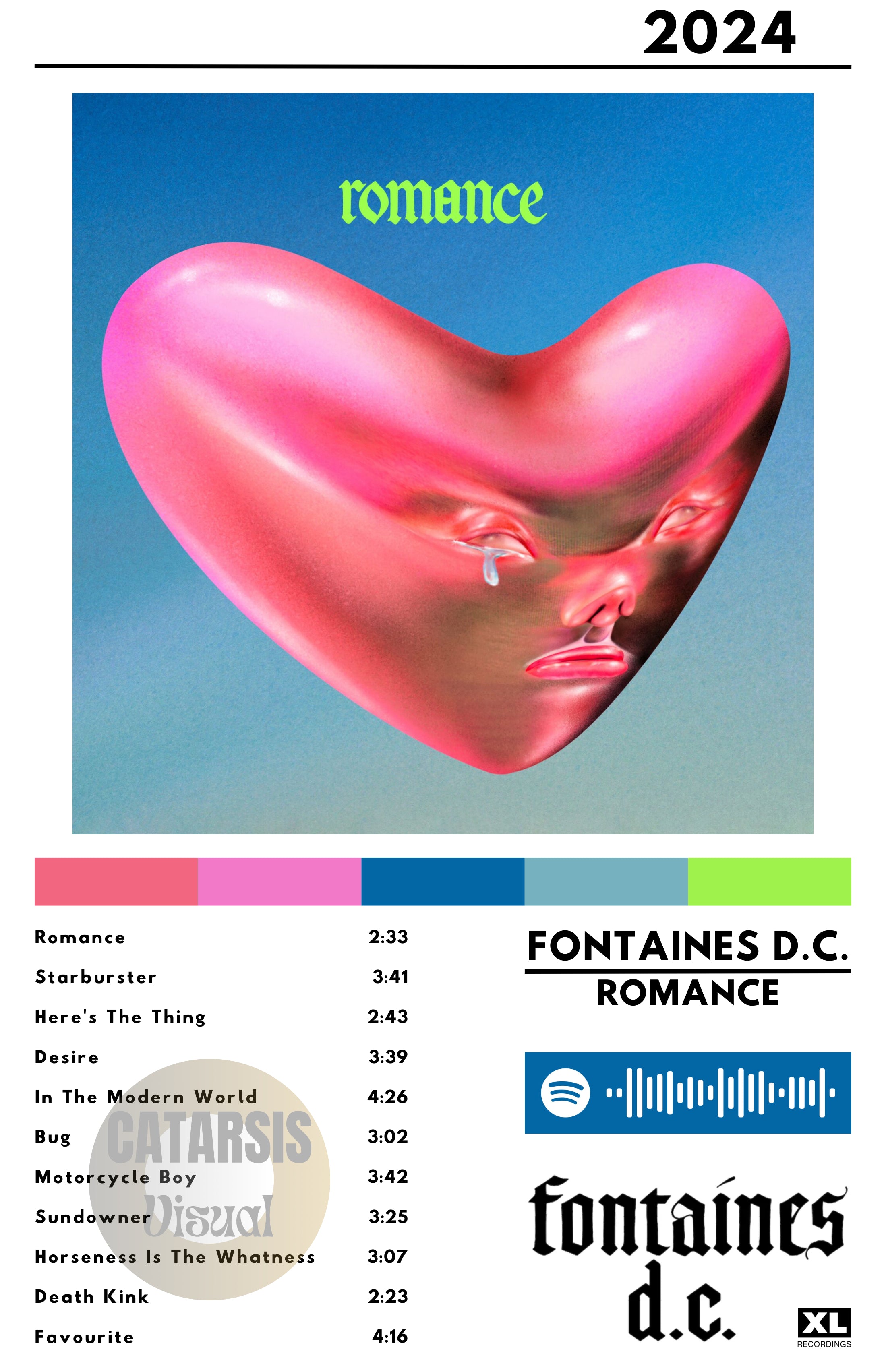 Cuadro Fontaines D.C. - Romance