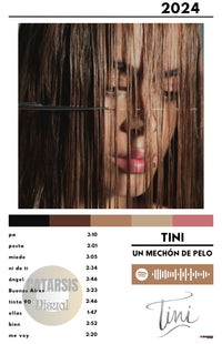 Cuadro TINI - Un Mechón de Pelo