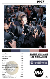 Cuadro Robbie Williams - Life Thru a Lens