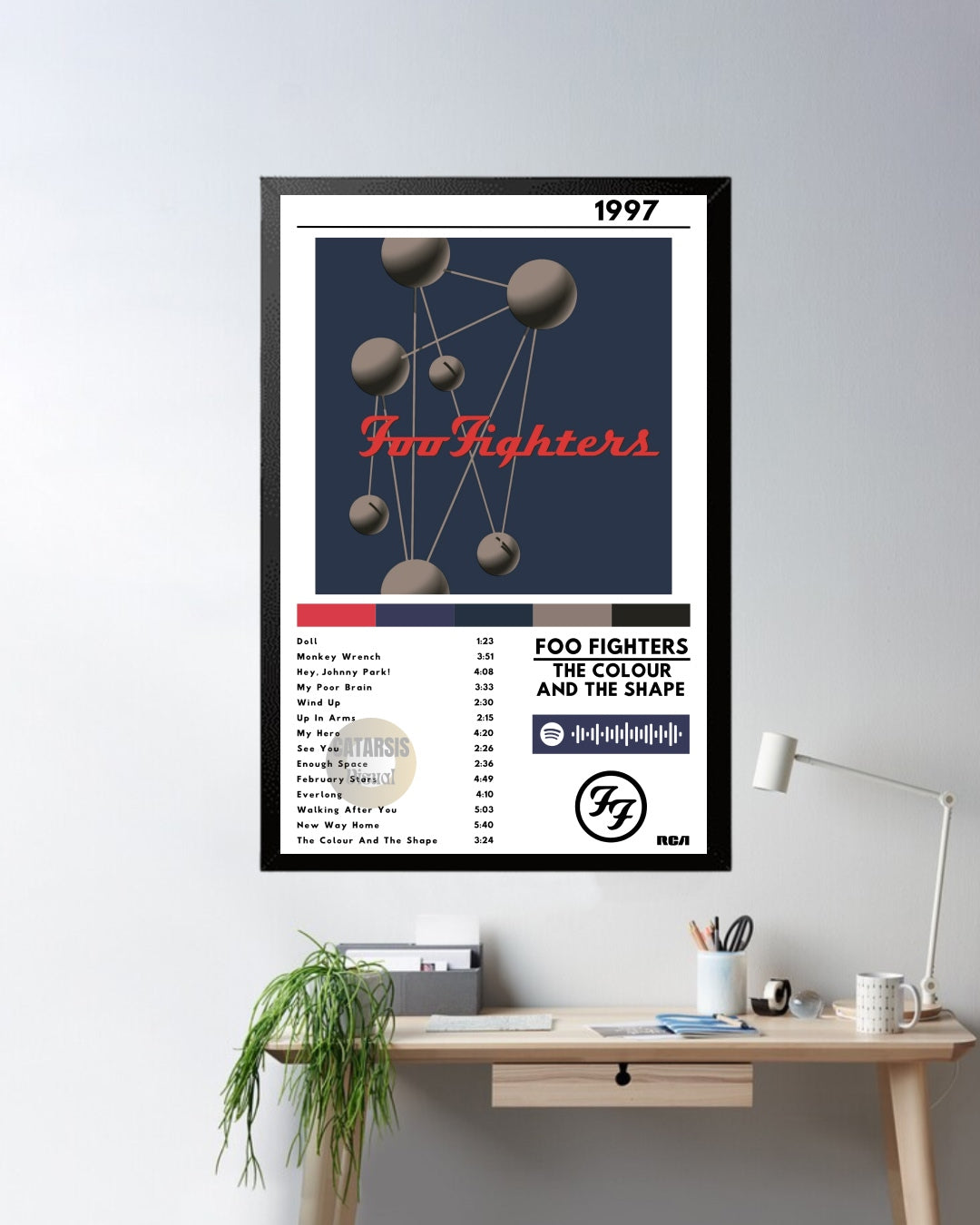 Cuadro Foo Fighters - The Colour and the Shape