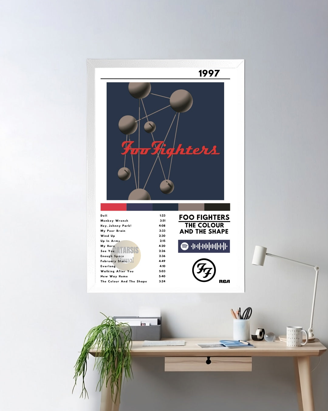 Cuadro Foo Fighters - The Colour and the Shape