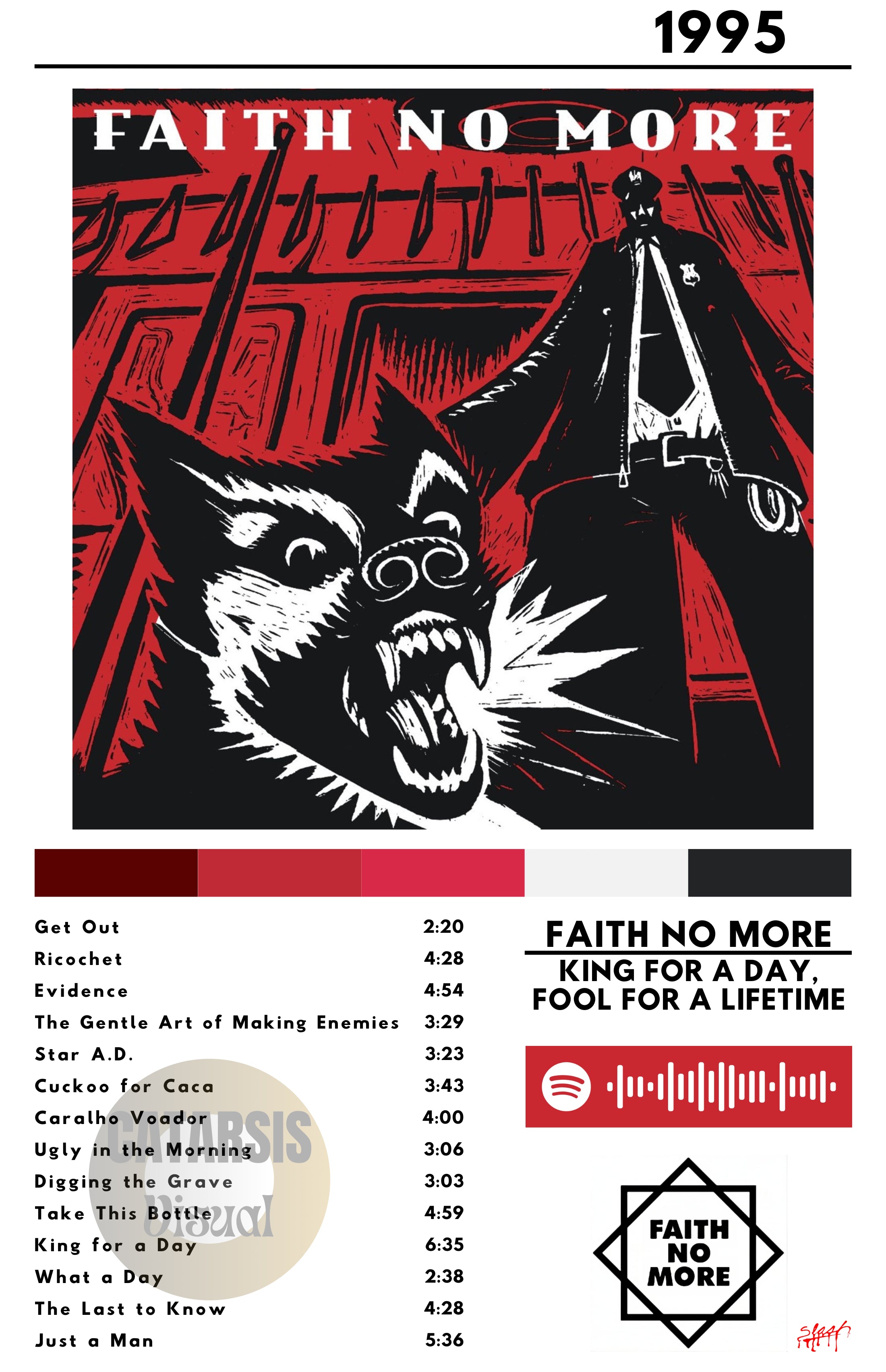 Cuadro Faith No More - King for a Day... Fool for a Lifetime