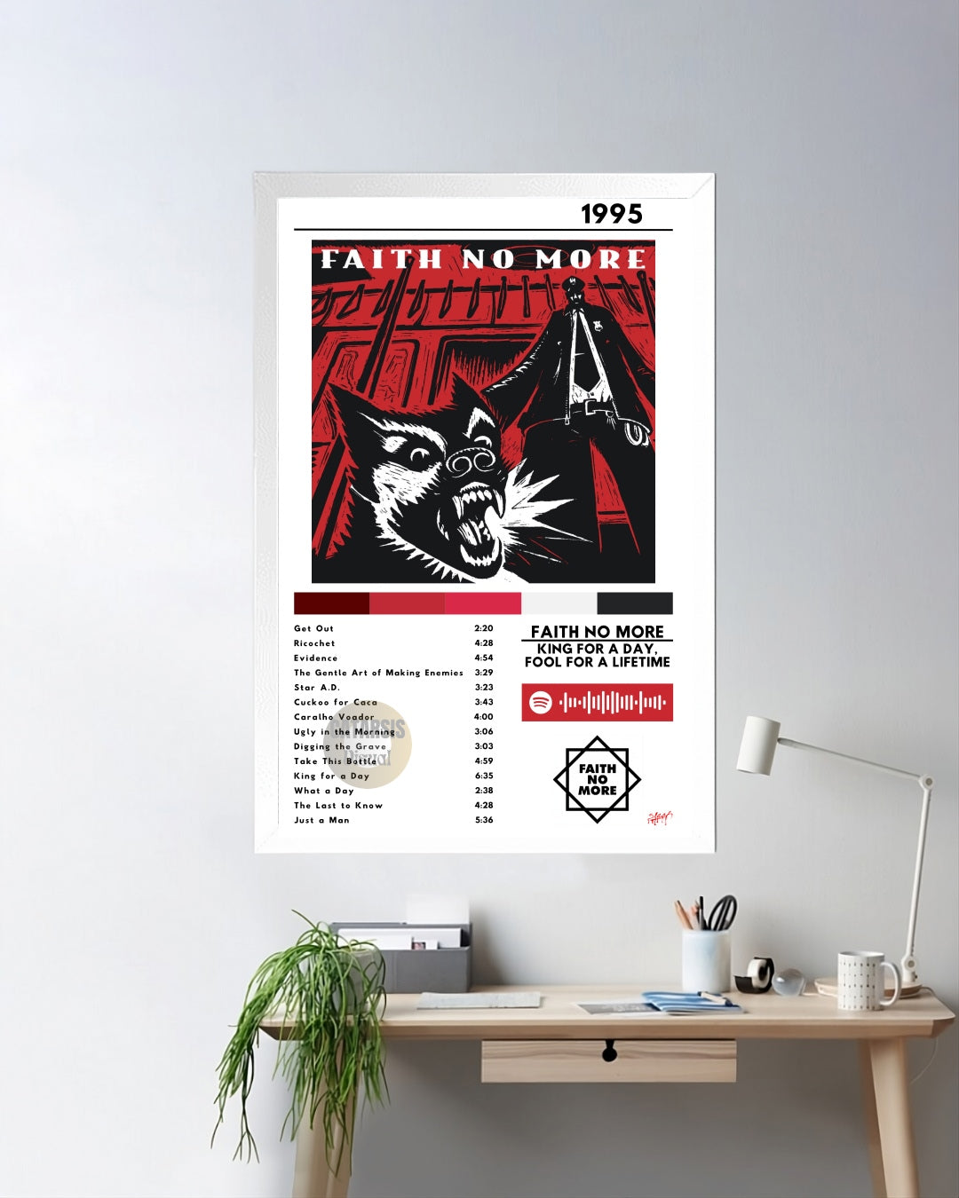 Cuadro Faith No More - King for a Day... Fool for a Lifetime