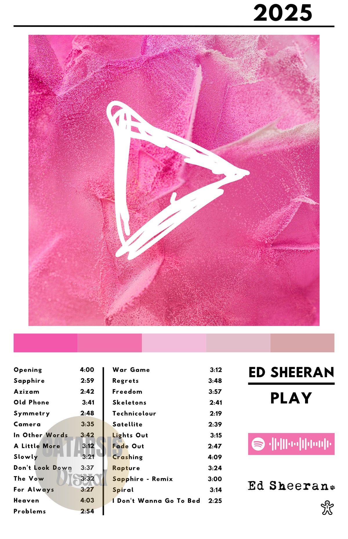 Cuadro Ed Sheeran - Play