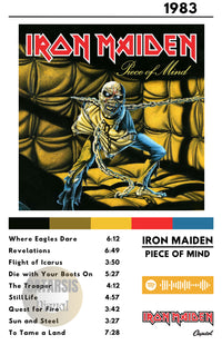 Cuadro Iron Maiden - Piece Of Mind