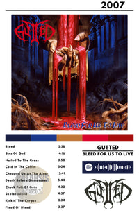 Cuadro Gutted - Bleed for Us to Live